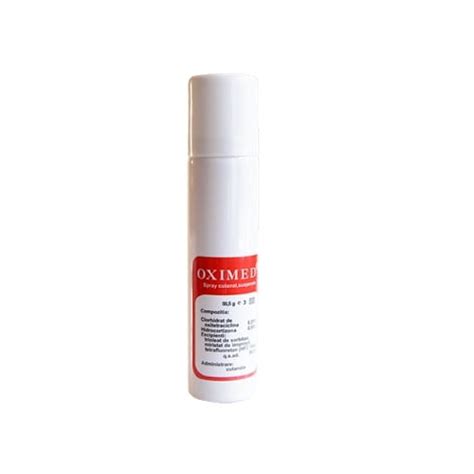 spray pt arsuri oximed|Pharmaceutical products : OXIMED Spray cutanat 59,5g